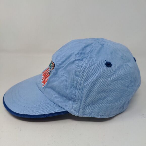 New Vibe Headwear Baby Hat Blue Stretchy Embroidered Logo Cotton - Picture 3 of 7